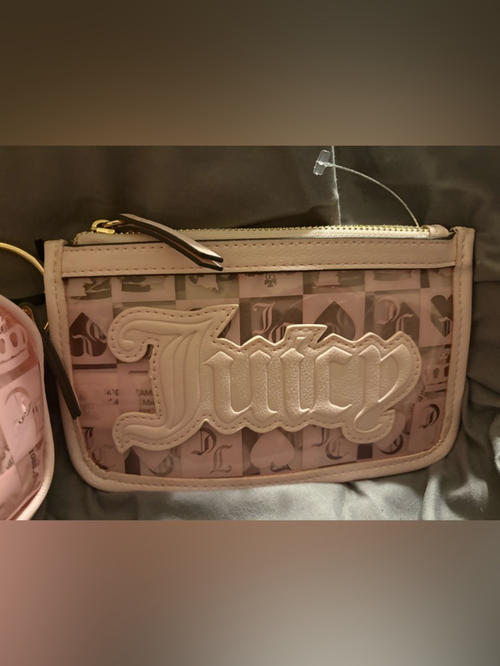 Juicy Couture Blush Pink 3 pc Pouch/Wristlet NWT - Picture 2 of 5